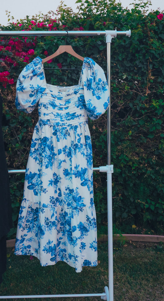 Abercrombie & Fitch blue floral dress